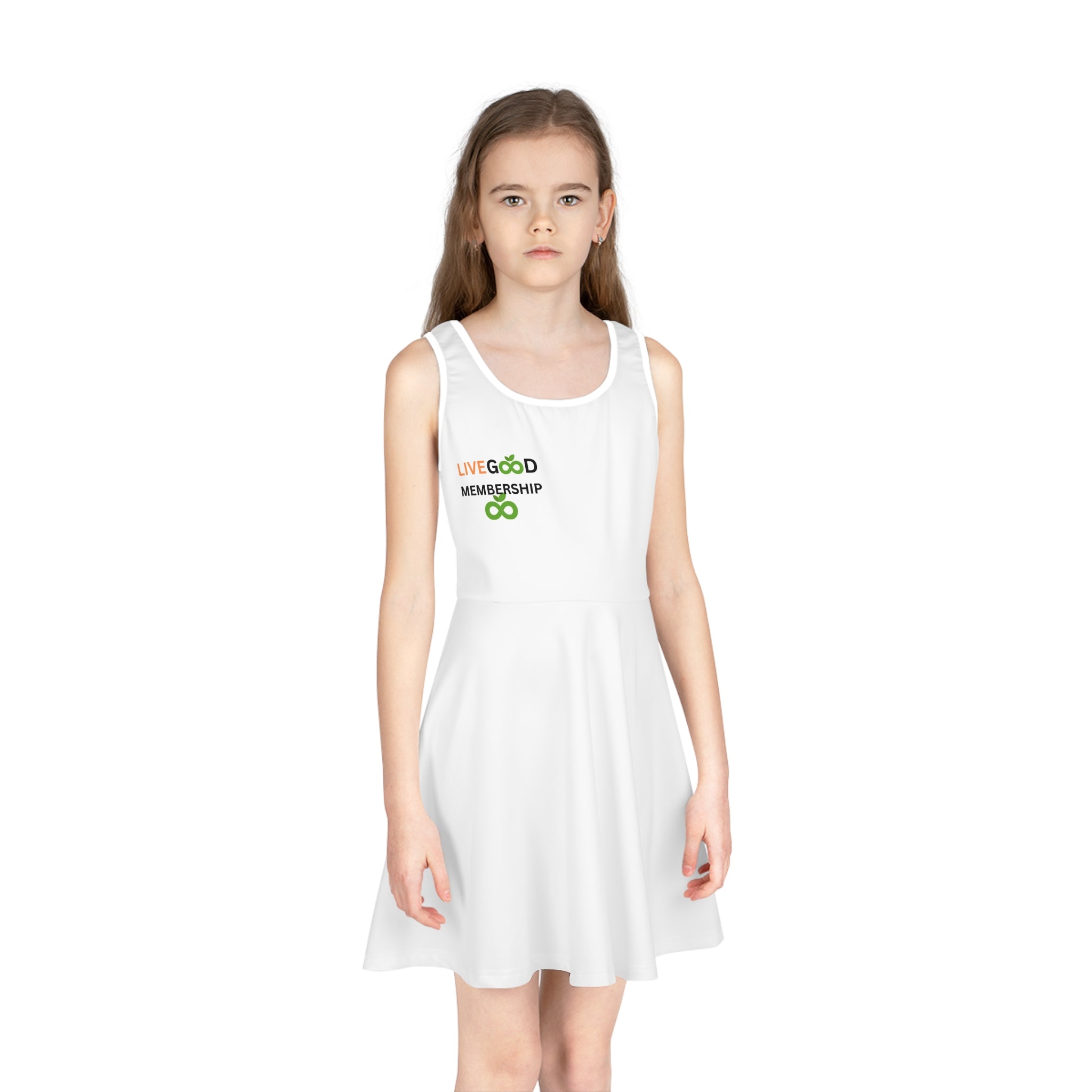 Girls' Sleeveless Sundress (AOP)